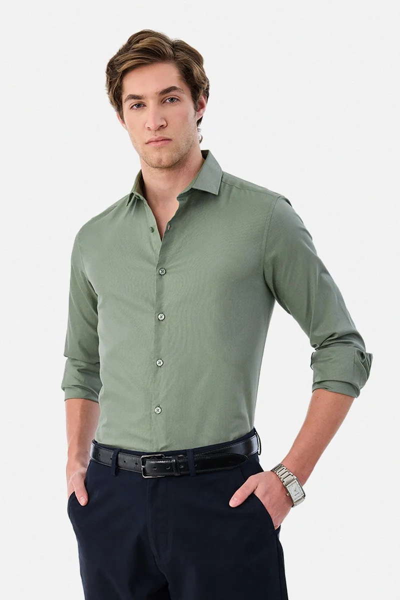 SNITCH 100% Cotton Slim Fit Shirt