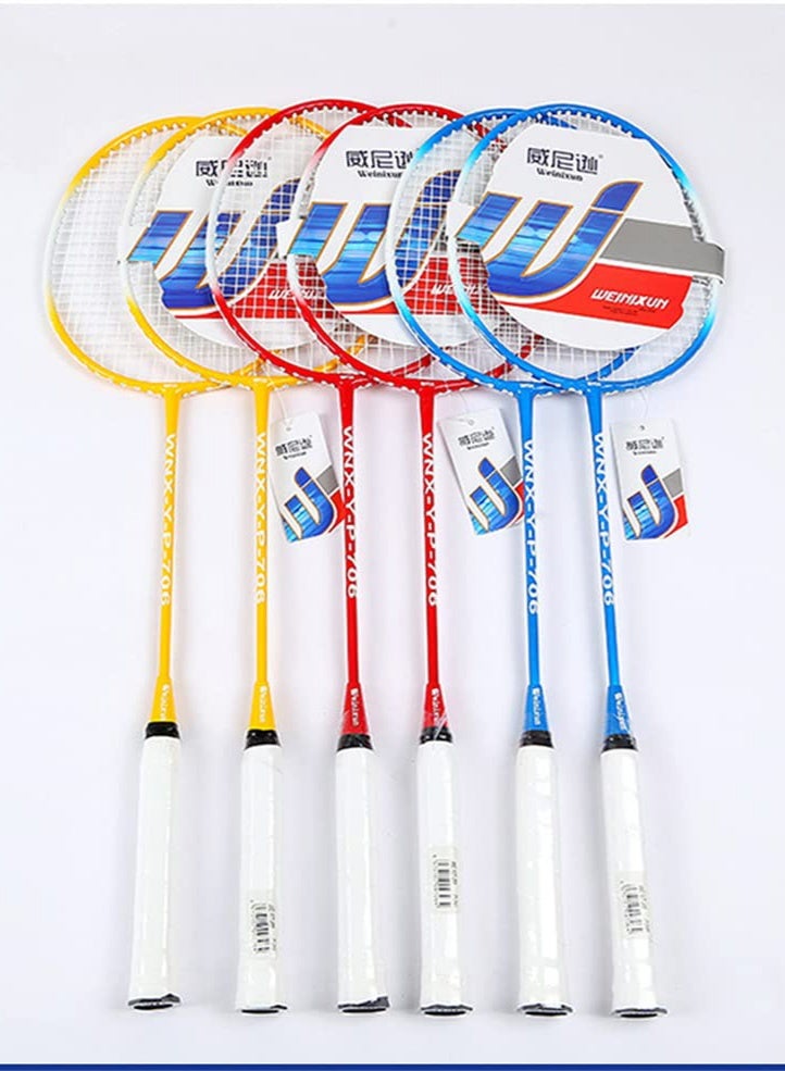 REGAIL Professional Double Badminton Racquet Set with Shuttlecocks and Carrying Bag - Image 3