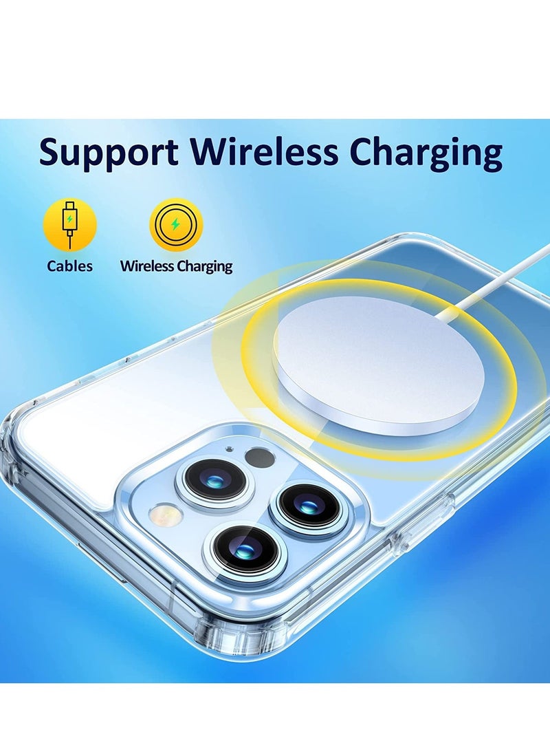 Raxoom Crystal Clear Designed for iPhone 14 Pro Max Case, Upgraded [Anti-Yellowing] [Drop Protection] Shockproof Protective Phone Case, Slim Thin Cover Case for iPhone 14 Pro Max 6.7â€œ 2022, Clear - Image 5