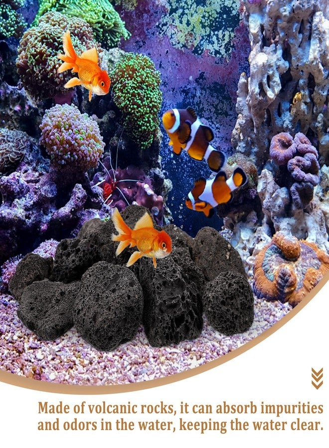 يو كيه كوكو صخور الحمم البركانية من يوكوكو: أحجار بركانية طبيعية لتزيين أحواض الأسماك والنباتات المنزلية، 200 غرام - Image 2