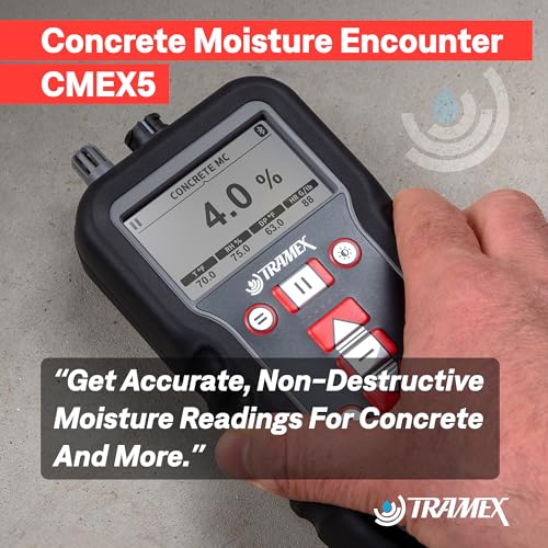 Tramex Concrete Moisture Encounter CME5 | Meter for Measuring Moisture Content in Concrete Floor, Slabs & Screeds - Image 2