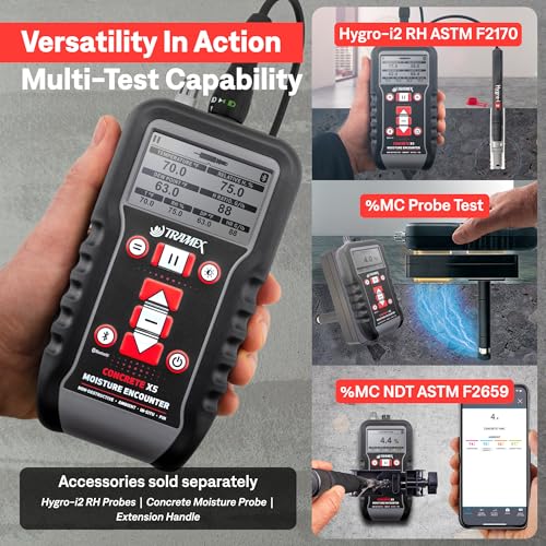 Tramex Concrete Moisture Encounter CME5 | Meter for Measuring Moisture Content in Concrete Floor, Slabs & Screeds - Image 5