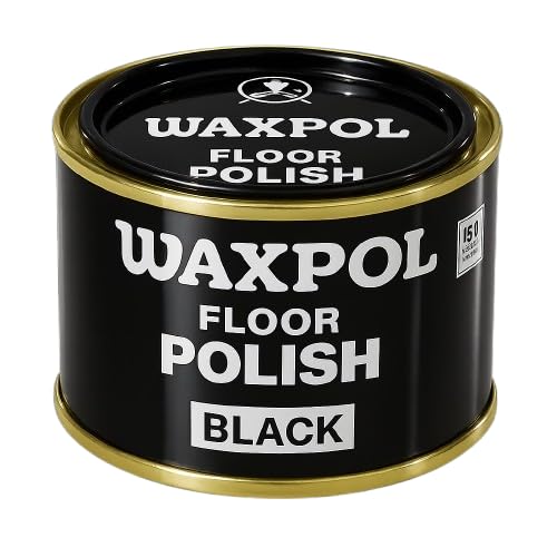 Waxpol Floor Polish Black 400 g Long-Lasting High Shine for Cement Floors, Tiles, Vinyl & Hard Surfaces - Image 1