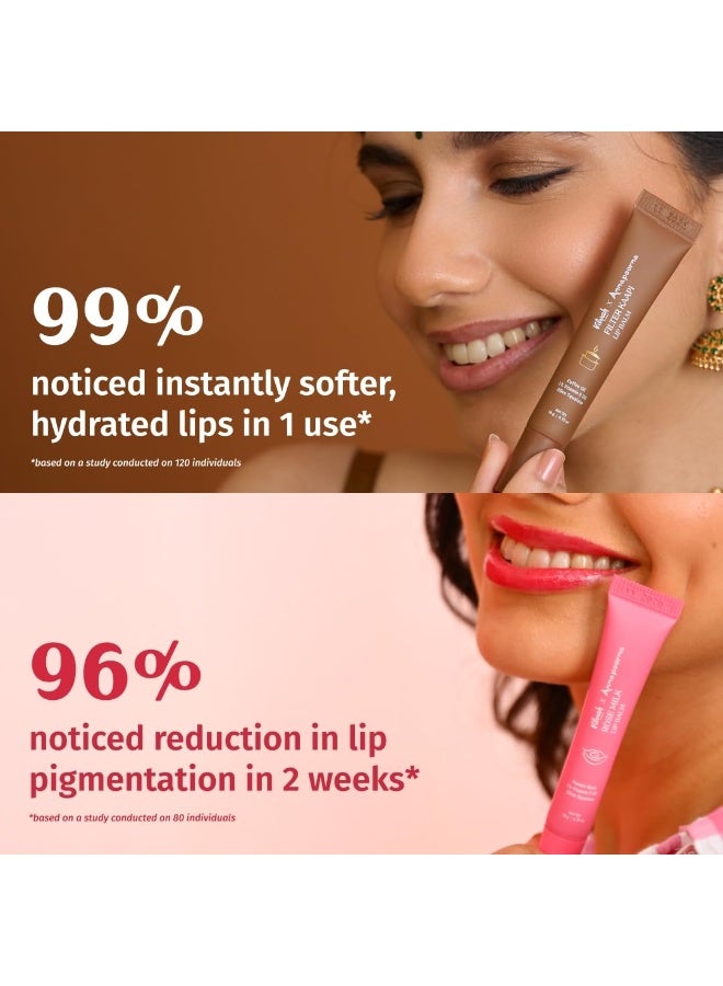 Vilvah Store Tinted Lip Balm Combo rose milk lip balm 10g filter kaapi lipbalm 10g - Image 2