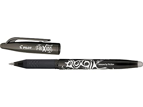 PILOT, FriXion Ball Erasable & Refillable Gel Ink Pens, Fine Point 0.7 mm, Pack of 3, Black - Image 3