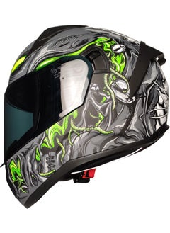 MTS -801 Snake Closed Helmet (Zombies White)  - Image 1