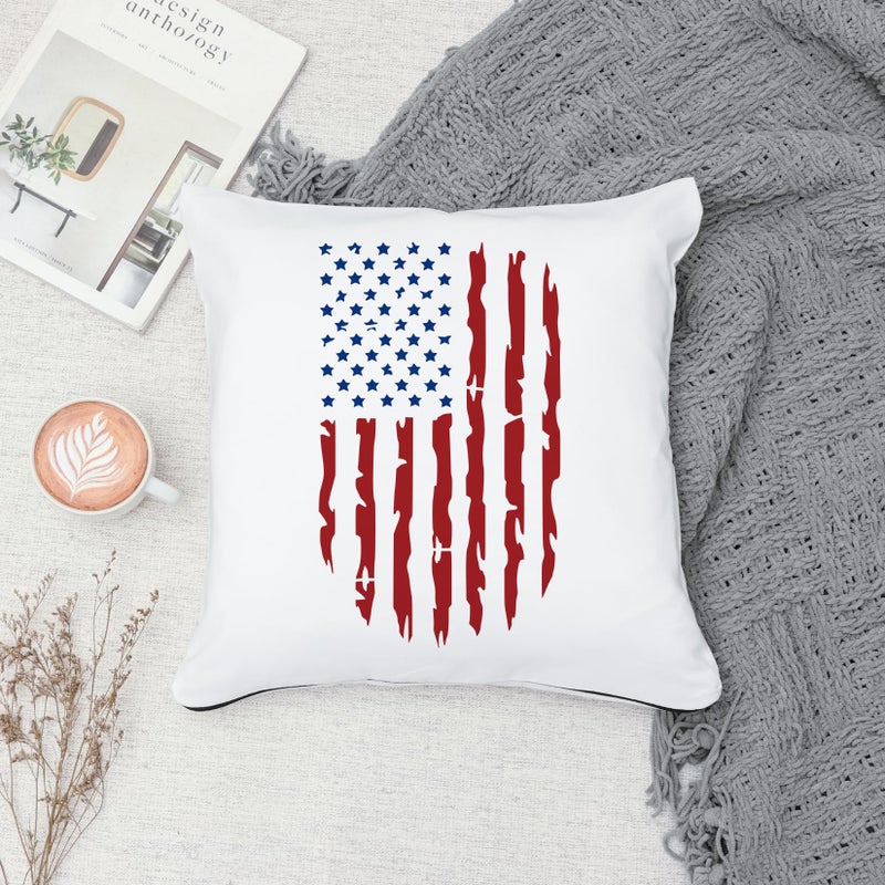 Pkqon Large American Flag Stencil Star Stencils for Painting 50 Stars Military Template for Flag Patriotic Wood Burning Stencils for Spray Painting on Shirt Project Crafts Wooden (Flag Two) - Image 5
