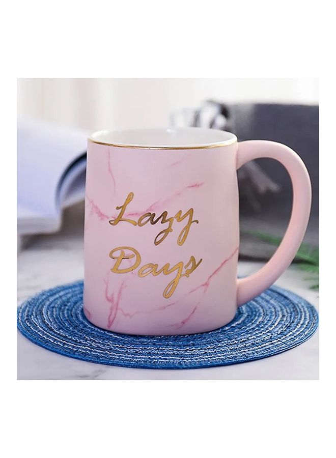 NIBEMINENT Coffee Cup Pink 8.5x8.5x10cm - Image 3