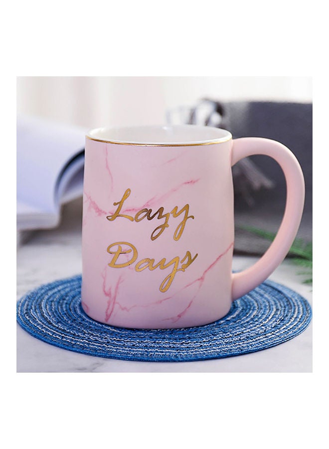 NIBEMINENT Coffee Cup Pink 8.5x8.5x10cm - Image 2