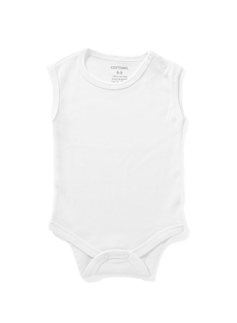 كوتونيل قطونيل باك يحتوي علي 6 قطع سالوبت كت ابيض قطن 100% للبيبي - Image 3