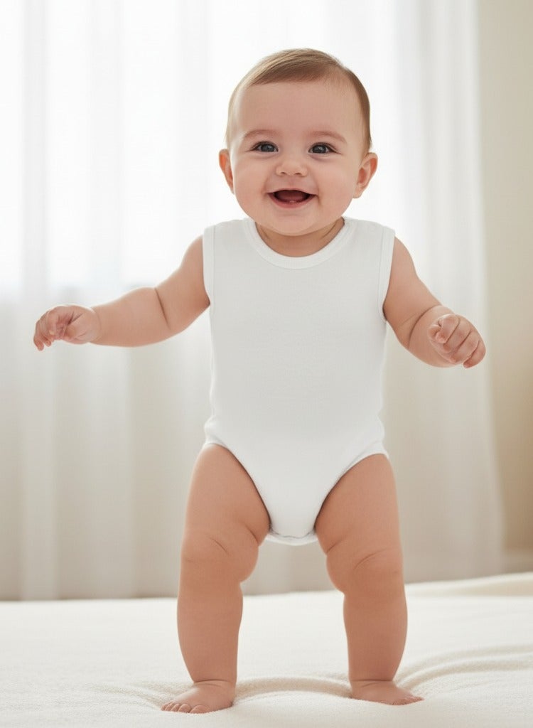 كوتونيل قطونيل باك يحتوي علي 6 قطع سالوبت كت ابيض قطن 100% للبيبي - Image 4