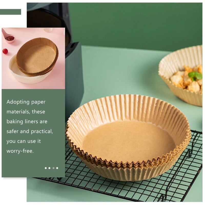 Disposable Air Fryer Baking Paper Liners 100 Pcs Heat Resistant Non Stick Oilproof - Image 5