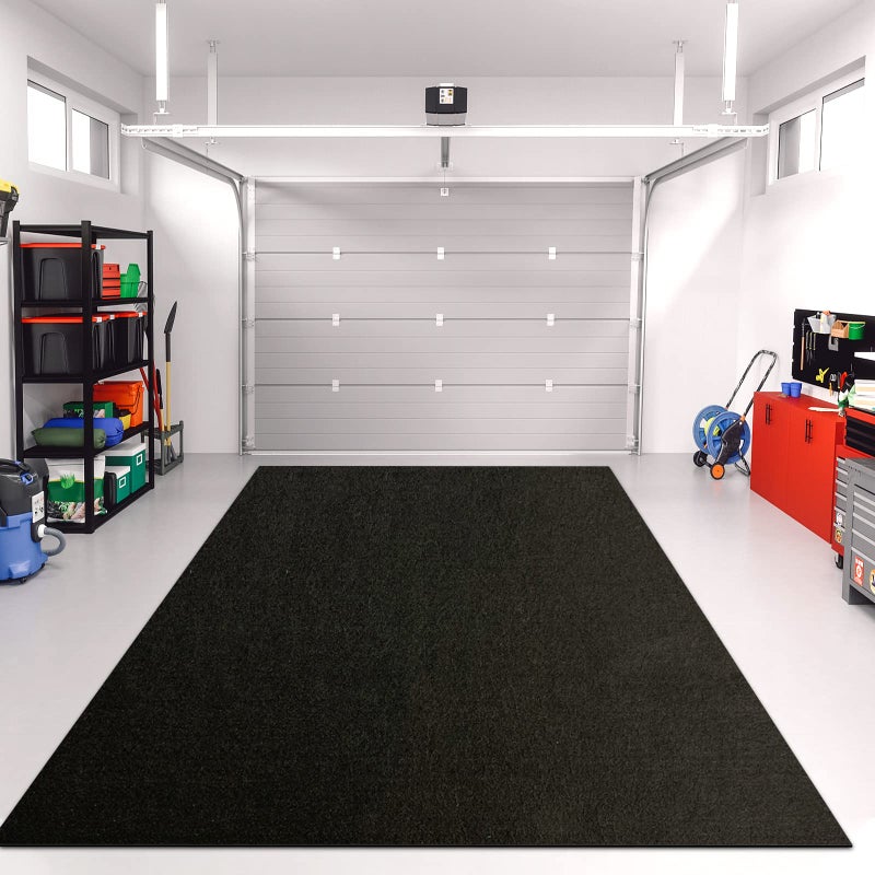 LINLA Premium Absorbent Oil Mat Contains Liquid Garage Floor Mat 8.5'x 6.6', Reusable, Washable, Protects Floor, Driveway Surface, Shop,Parking - Image 1