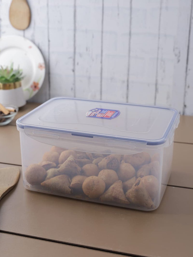 LOCK & LOCK LocknLock Rectangular Tall Food Storage Container 3.6L (3600ml) - Airtight Leak Proof with Drain Tray - BPA Free, Microwave & Dishwasher Safe - Image 5