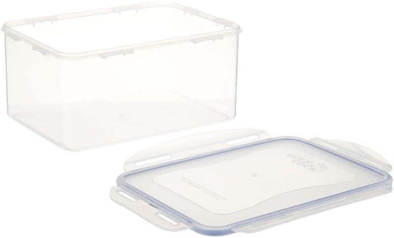 LOCK & LOCK LocknLock Rectangular Tall Food Storage Container 3.6L (3600ml) - Airtight Leak Proof with Drain Tray - BPA Free, Microwave & Dishwasher Safe - Image 4