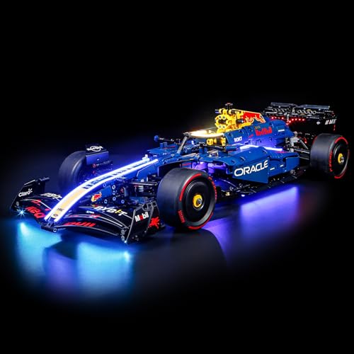 BRIKSMAX Light Kit for Lego42206 Oracle Red Bull Racing RB20 F1 Car Led Lighting Compatible with Lego Technic Building Set Not Include Lego Set - Image 1