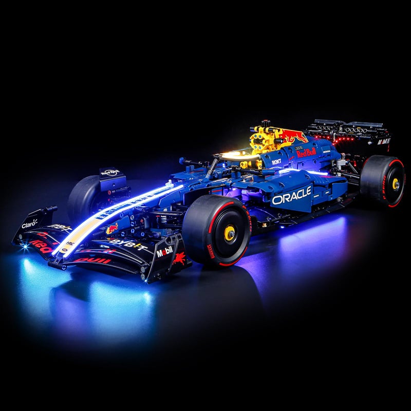 BRIKSMAX Light Kit for Lego42206 Oracle Red Bull Racing RB20 F1 Car Led Lighting Compatible with Lego Technic Building Set Not Include Lego Set - Image 2