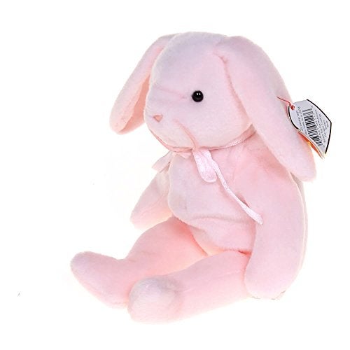 BEANIE BABIES Ty Beanie Baby Collectible Hoppity Pink Rabbit - Image 1