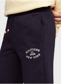 TOMMY HILFIGER Kids Drawstring Cuffed Sweatpants  - Image 3