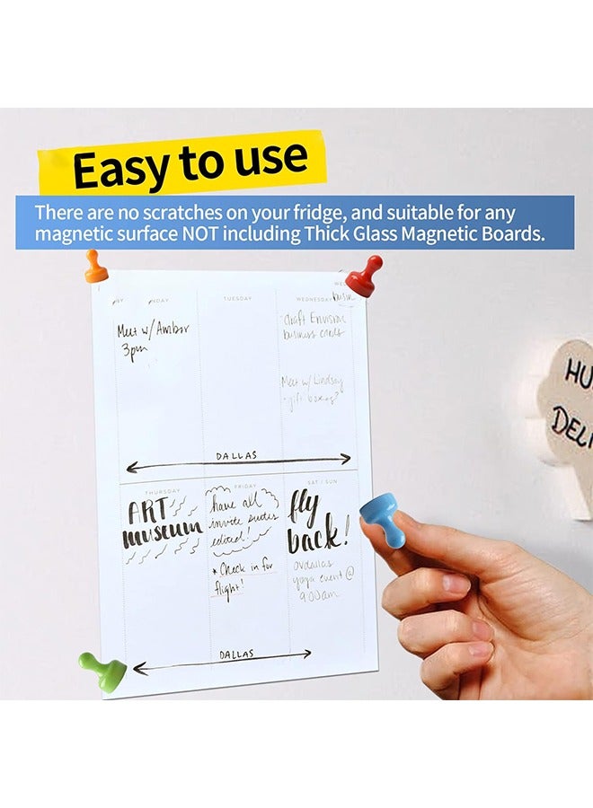 GBQ 1 Card A Total Of 4pcs Magnets Red, Yellow, Blue, Green - Image 4