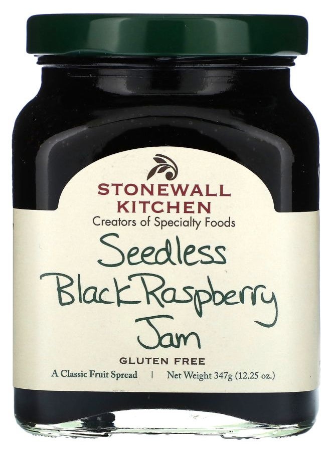 Stonewall Kitchen Seedless Black Raspberry Jam 12.25 oz (347 g) 