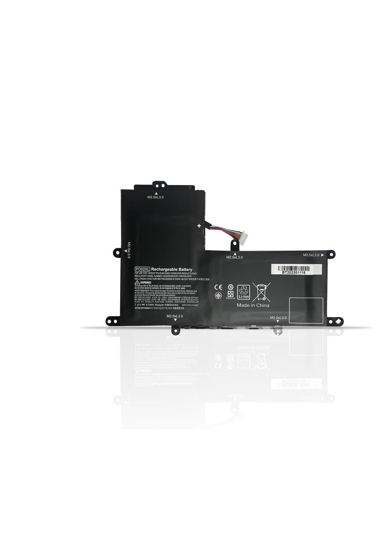 Terabyte 7.6V 37Wh PO02XL HSTNN-DB7G 823908-1C1 battery compatible for HP Stream 11-R 11-R000 11-R014WM 11-R010NR 11-R015WN 11-R015WM Pro G2 G3 Series - Image 1