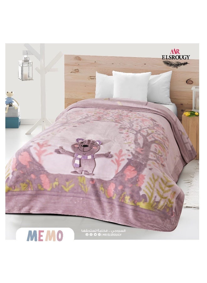 اتنين بطانيه اطفال  السروجي خامه عاليه الجوده والتدفئه مقاس كل بطانيه 185*225 سم - Image 1