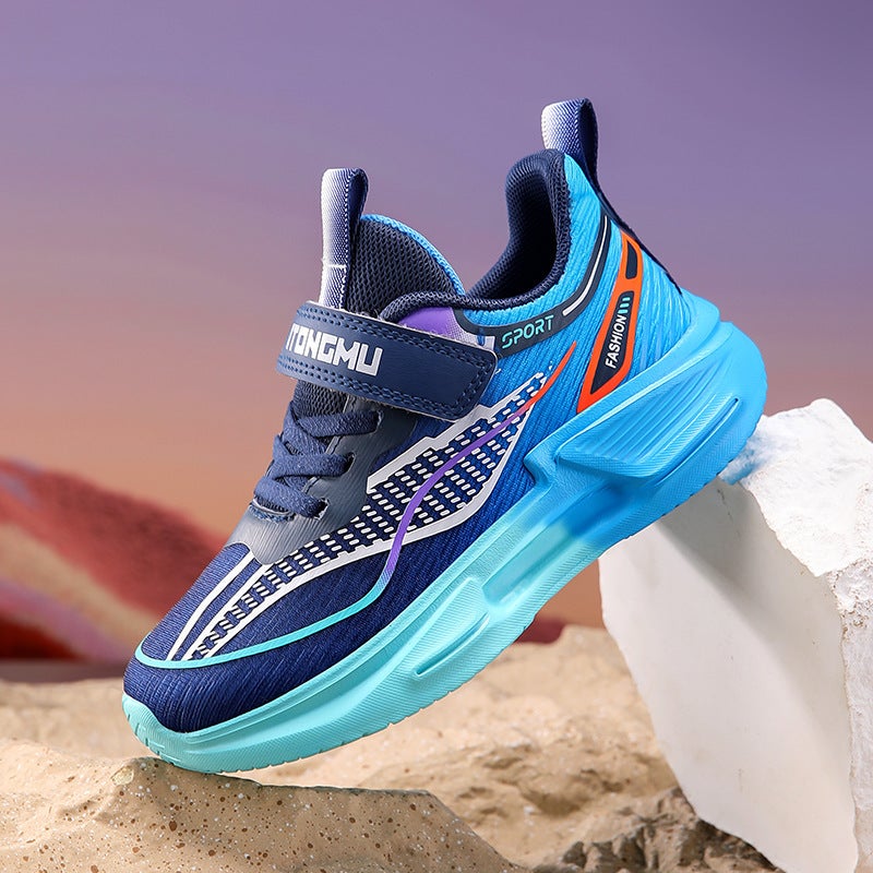 Mesh Sneakers Lightweight Flexible Sole Walking Shoes For Kids Indoor And Outdoor Activities - Image 1
