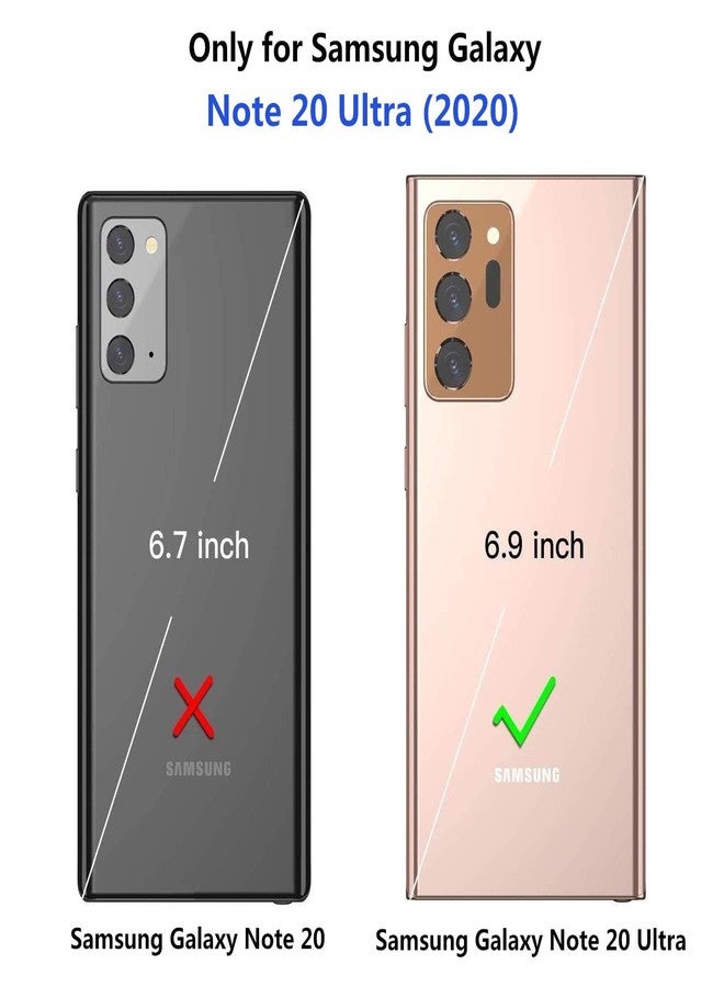 iCoverCase for Samsung Galaxy Note 20 Ultra Wallet Case with Card Slots Holder, Premium Leather Kickstand Feature Flip Folio Case Cover for Galaxy Note 20 Ultra (Brown) - Image 2