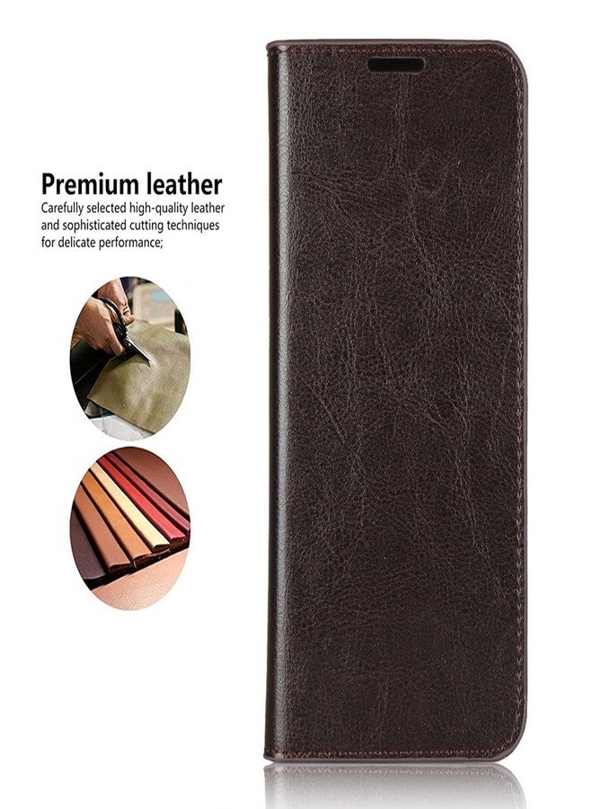 iCoverCase for Samsung Galaxy Note 20 Ultra Wallet Case with Card Slots Holder, Premium Leather Kickstand Feature Flip Folio Case Cover for Galaxy Note 20 Ultra (Brown) - Image 4