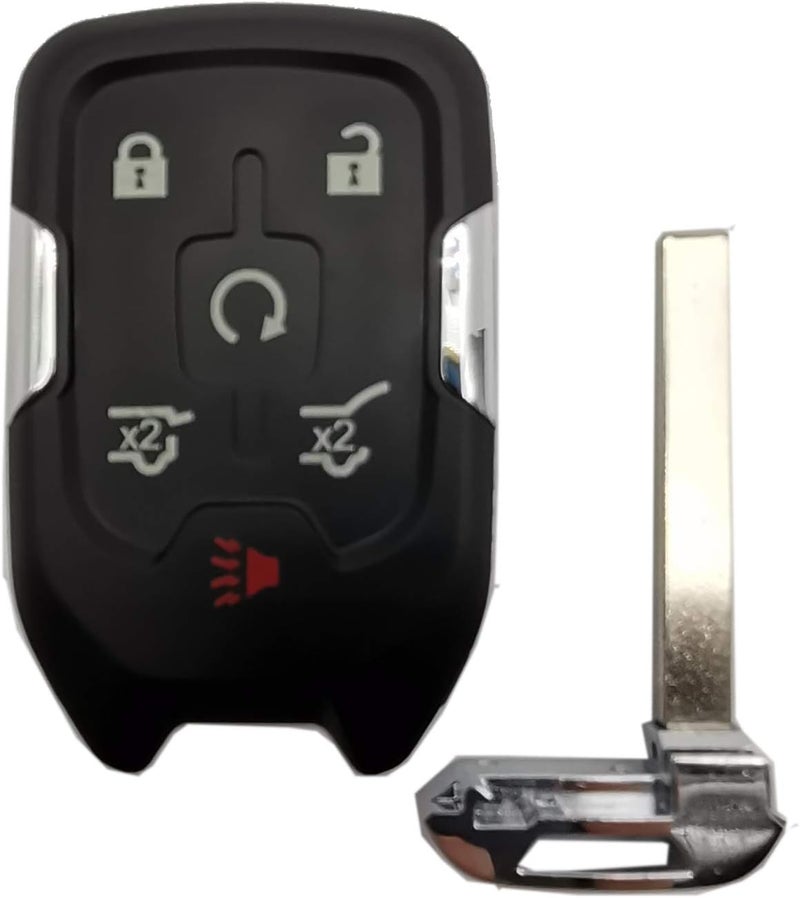 Arruweer مفتاح التحكم الذكي مناسب لسيارات شيفروليه سابربان (Chevrolet Suburban) وتاهو (Tahoe) وجي إم سي يوكون (GMC Yukon) موديلات 2015–2020، مزود بنظام الدخول اللاسلكي بتردد 315 ميغاهرتز، ويحتوي على رقاقة إلكترونية، ويحتوي على 6 أزرار. - Image 4