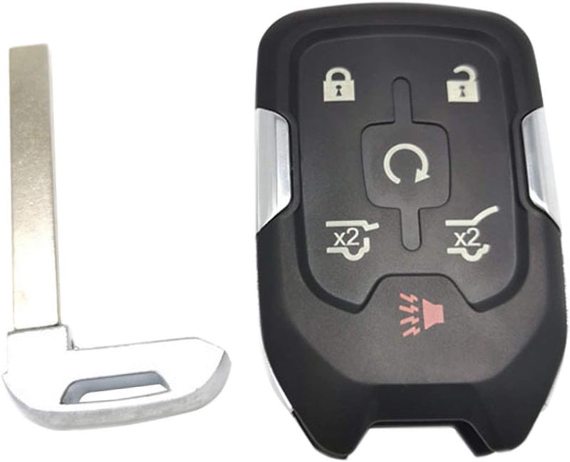 Arruweer مفتاح التحكم الذكي مناسب لسيارات شيفروليه سابربان (Chevrolet Suburban) وتاهو (Tahoe) وجي إم سي يوكون (GMC Yukon) موديلات 2015–2020، مزود بنظام الدخول اللاسلكي بتردد 315 ميغاهرتز، ويحتوي على رقاقة إلكترونية، ويحتوي على 6 أزرار. - Image 5