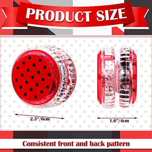 Woanger Ladybug Party Favors LED Yoyo Bulk Light up Responsive Balls Novelty Plastic Rainbow Yoyo for Kids Adults Beginner Ladybug Themed Birthday Party Decorations Classroom Prize - Image 5