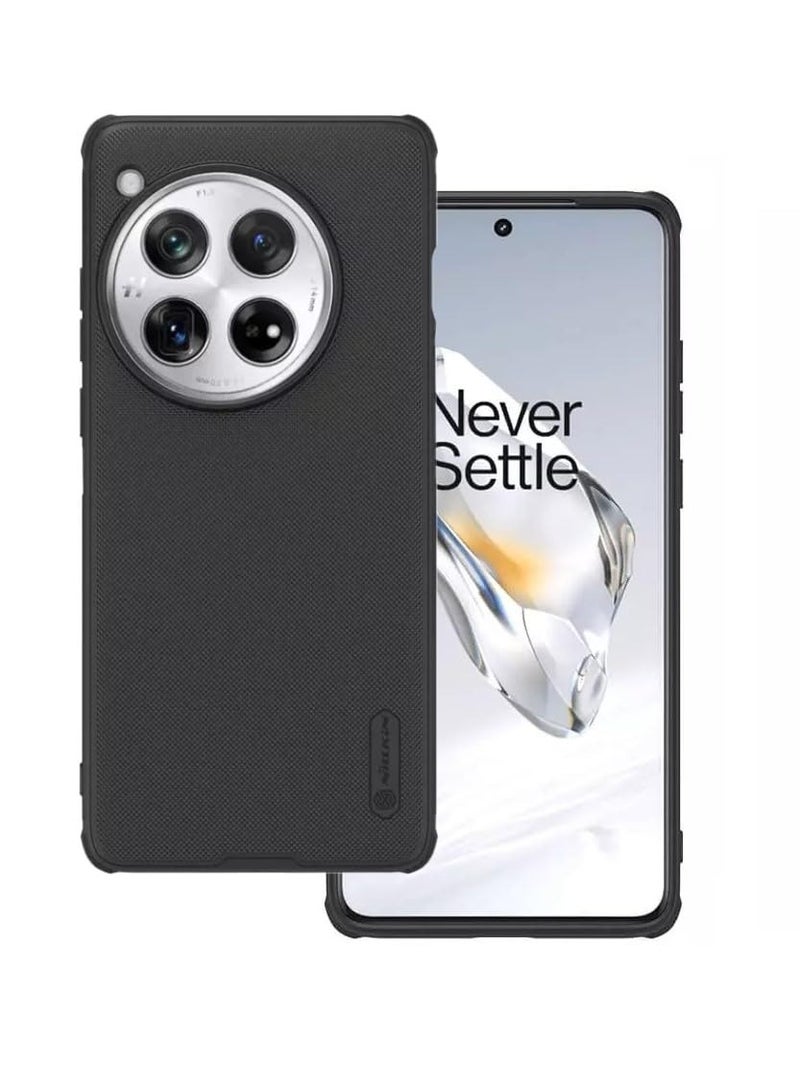Nillkin Super Frosted Shield Pro Matte All-Round Protection Anti-scratch Slim Luxury PC Hard Protection Back Cover for OnePlus 12 5G Black