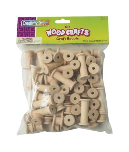 Chenille Kraft 3570 Craft Spool, 1/2 x 2 Inches, Wood - Image 5