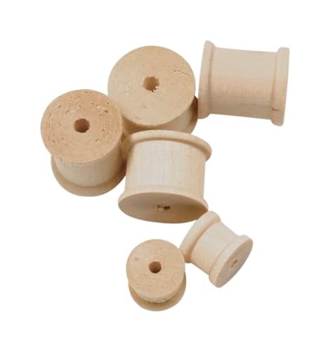 Chenille Kraft 3570 Craft Spool, 1/2 x 2 Inches, Wood - Image 3