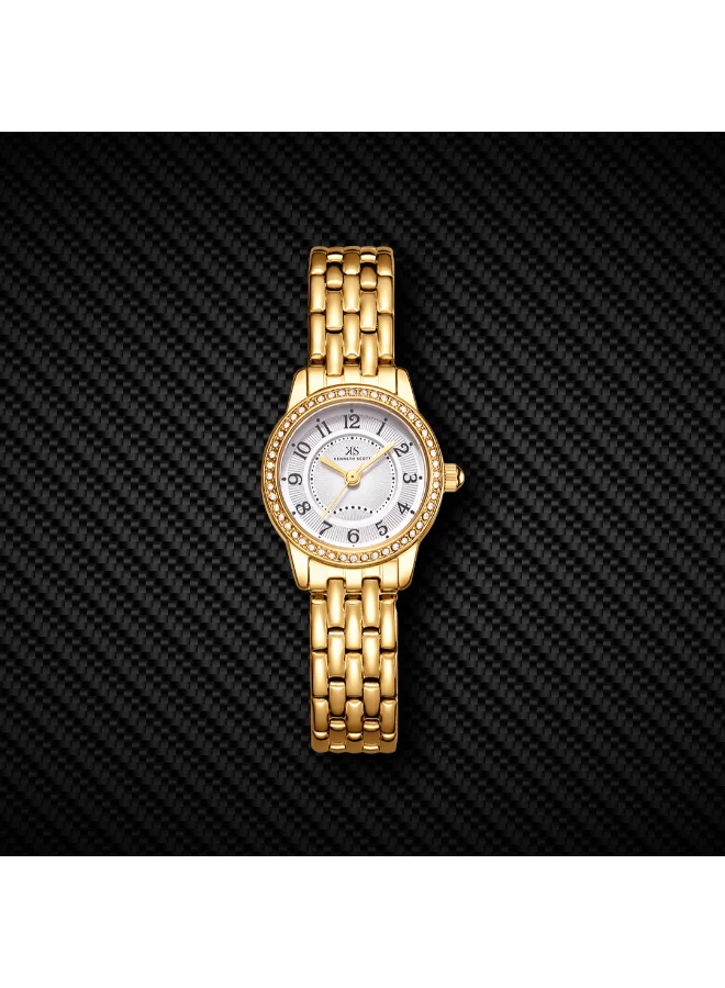KENNETH SCOTT Women's Stainless Steel Analog Watch K25511-GBGW - 23 mm