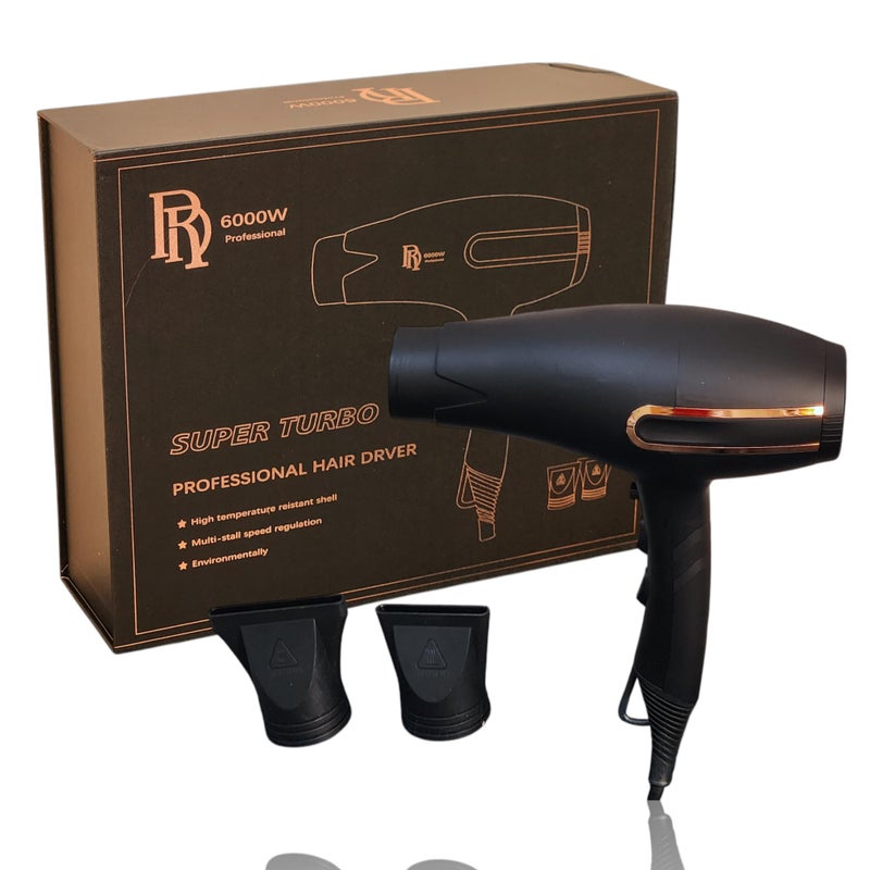 Professional Hair Dryer Styler 8000W Double Air Over Heat Protection 3 Heat Levels 3 Speed Motor Turbo Shatterproof Heat Resistant Hair Dryer for Salon Personal - Image 1