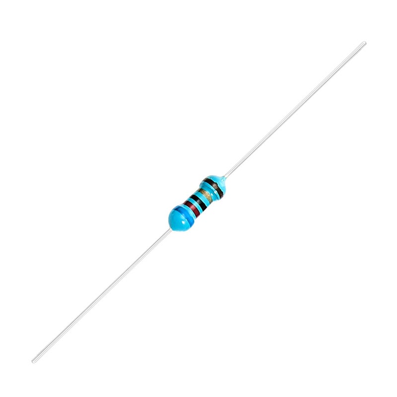 CHANZON 100pcs 1/4W (0.25W) 62 Ω ohm Metal Film Fixed Resistor 0.01 ±1% Tolerance 62R MF Through Hole Resistors Current Limiting Rohs Certificated - Image 2