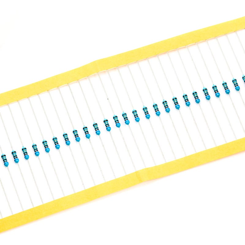 CHANZON 100pcs 1/4W (0.25W) 62 Ω ohm Metal Film Fixed Resistor 0.01 ±1% Tolerance 62R MF Through Hole Resistors Current Limiting Rohs Certificated - Image 4
