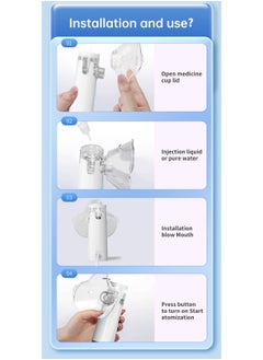 MESH Portable Nebulizer,Handheld Steam Inhaler for Kids and Adults  - Image 3