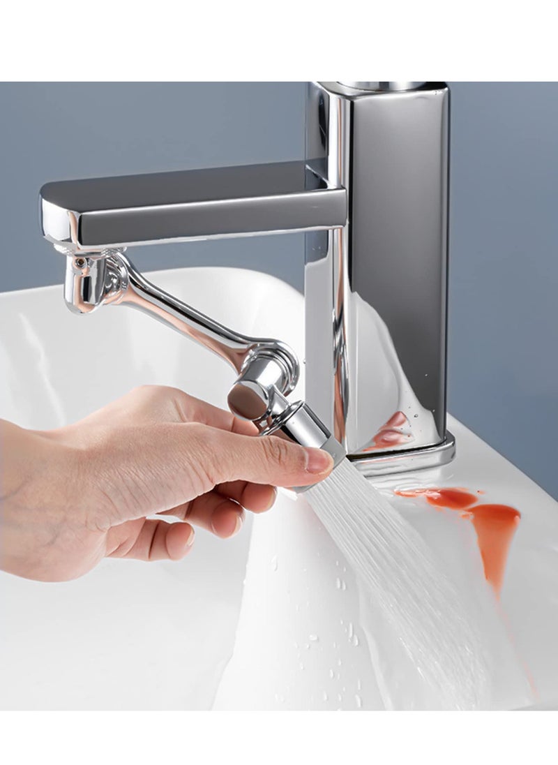 KASTWAVE - Faucet Extender, Universal Rotating Faucet Extender, 1080 Degree Swivel Faucet Aerator, Large-Angle Rotating Splash Filter Faucet, Bathroom Sink Sprayer Attachment - Image 1