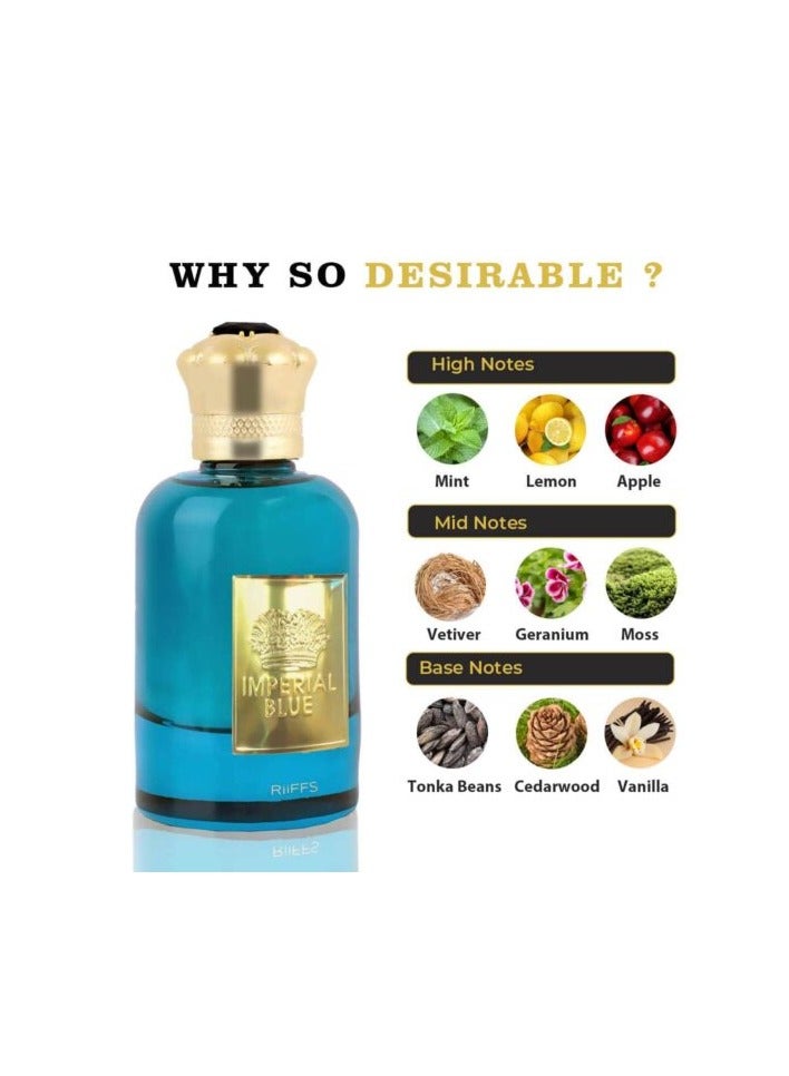 RIIFFS SPRAY IMPERIAL BLUE FOR MEN EAU DE PARFUM 100ML
