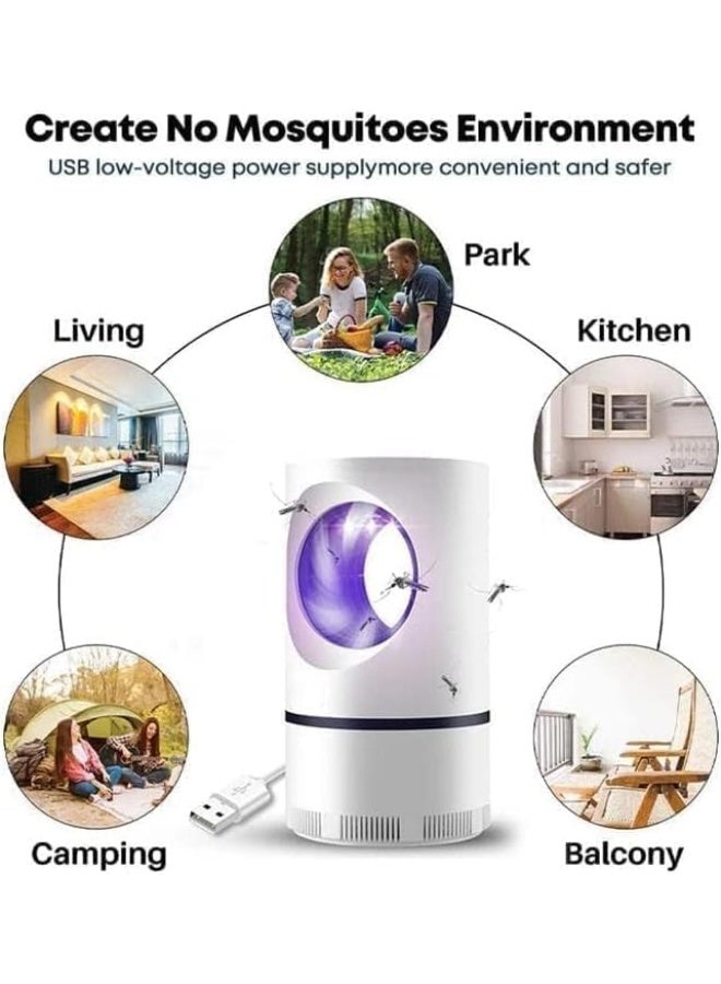 Bukela Electric Mosquito & Fly Killer Bug Zapper, Killer Traps for Indoors,Upgraded Indoor Fly Trap with UV＆Blue Bug Light,Gnat Traps for House Bug Zapper Flying Insect Trap for Fruit Flies,Plants - Image 5