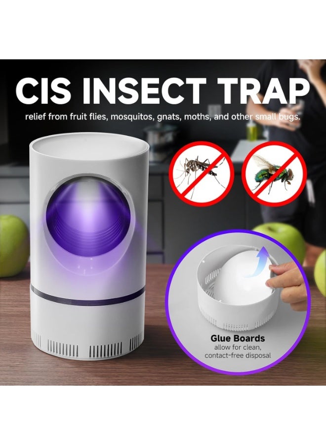 Bukela Electric Mosquito & Fly Killer Bug Zapper, Killer Traps for Indoors,Upgraded Indoor Fly Trap with UV＆Blue Bug Light,Gnat Traps for House Bug Zapper Flying Insect Trap for Fruit Flies,Plants - Image 4