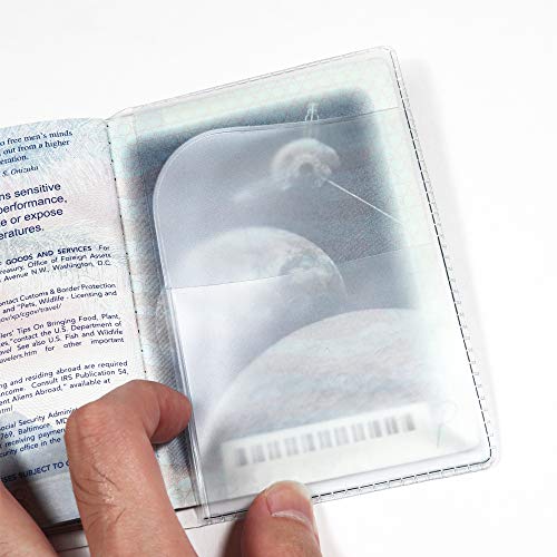 Millennial Essentials Clear & Frosted Passport Cover Plastic Passport Protector Vinyl ID Card Protector Case Holder Travel Pack of 3 (2 Clear + 1 Frosted) - Image 5
