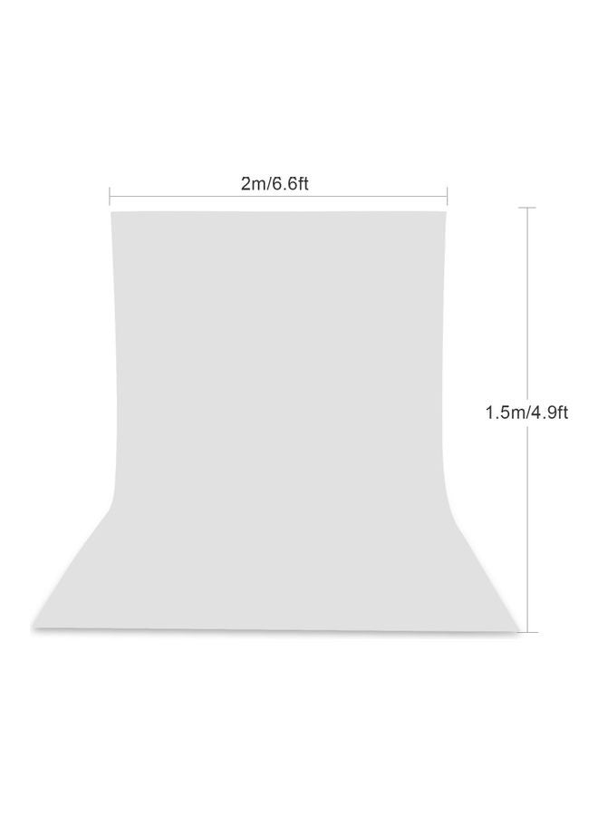 NIBEMINENT Portrait Photography Backdrop Photo Studio Props Washable White - Image 3