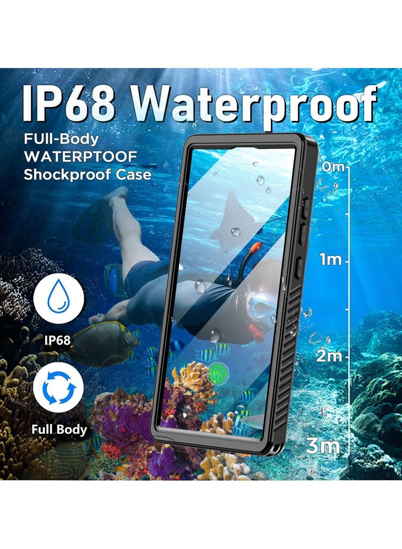 general Samsung Galaxy S24 Ultra Phone Case Waterproof Transparent Built-in Screen Protector Snowproof, Dustproof, Shockproof, IP68 Certified 【Real 360】 Full Body Protection Fully Sealed - Image 2