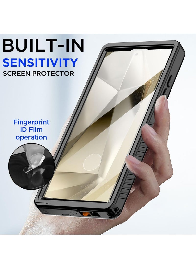 general Samsung Galaxy S24 Ultra Phone Case Waterproof Transparent Built-in Screen Protector Snowproof, Dustproof, Shockproof, IP68 Certified 【Real 360】 Full Body Protection Fully Sealed - Image 4