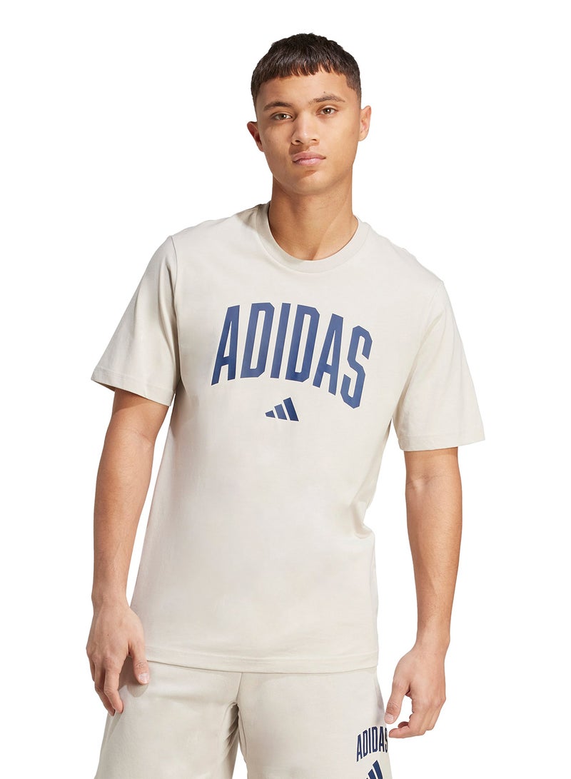 adidas تيشيرت برسومات جامعية - Image 1